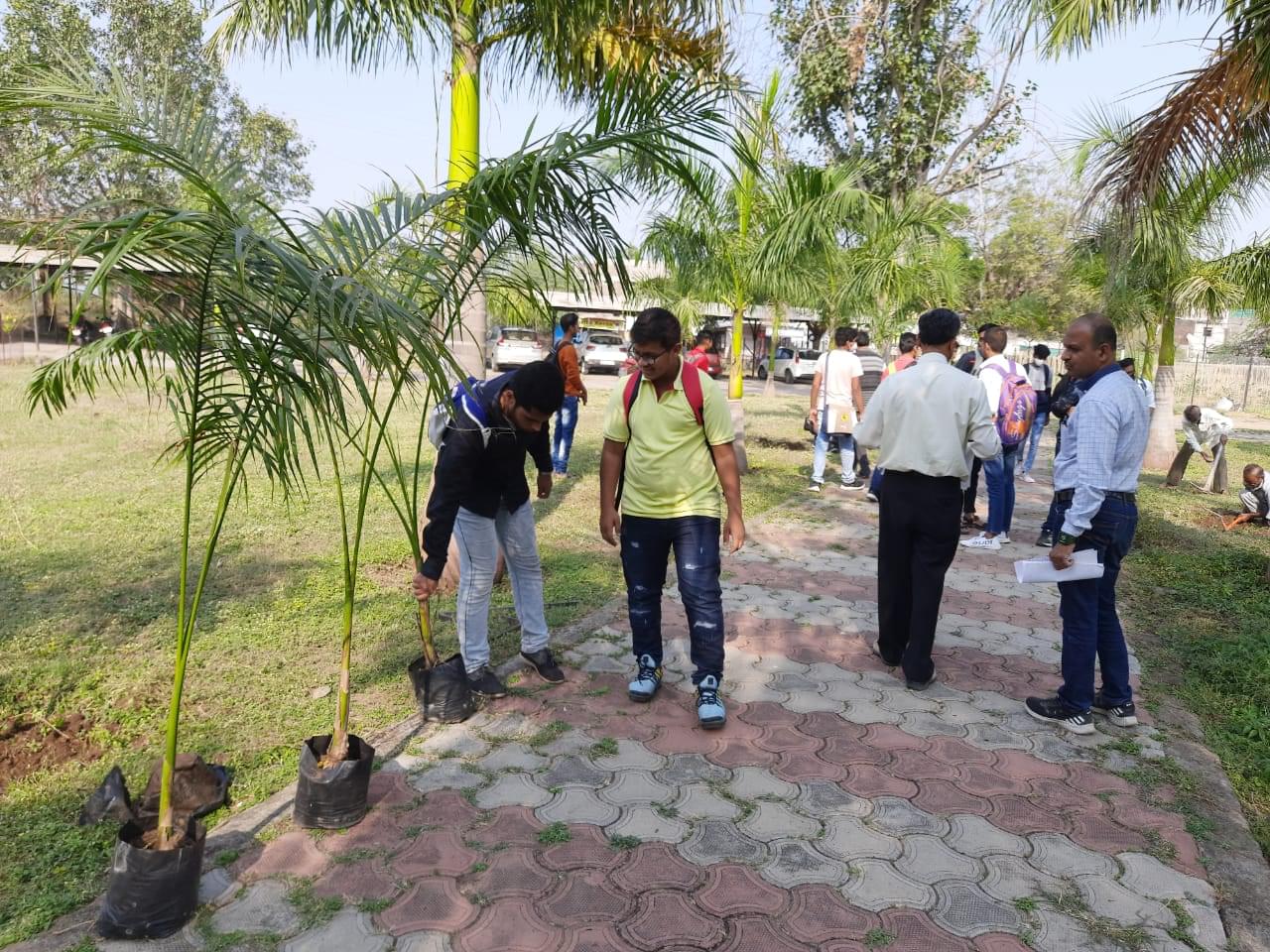 PES College of Engineering Aurangabad Tree Plantation photo 4